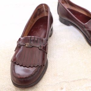 Vintage Bass leather loafers preppy Weejuns